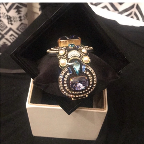 💯 real IZABELA FELINSKI💎TANZANITE Crystal bracelet. Never been worn. With box - Picture 5 of 9